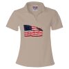 Women's USA-Made V-Neck Polo Thumbnail