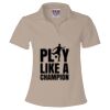 Women's USA-Made V-Neck Polo Thumbnail