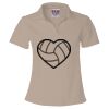 Women's USA-Made V-Neck Polo Thumbnail