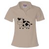 Women's USA-Made V-Neck Polo Thumbnail