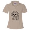 Women's USA-Made V-Neck Polo Thumbnail