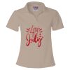 Women's USA-Made V-Neck Polo Thumbnail