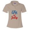 Women's USA-Made V-Neck Polo Thumbnail