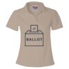 Women's USA-Made V-Neck Polo Thumbnail