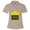 Women's USA-Made V-Neck Polo Thumbnail
