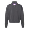 Women's Garment-Dyed Mid-Length Quarter-Zip Sweatshirt Thumbnail