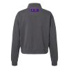 Women's Garment-Dyed Mid-Length Quarter-Zip Sweatshirt Thumbnail