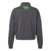 Women's Garment-Dyed Mid-Length Quarter-Zip Sweatshirt Thumbnail