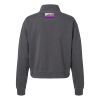 Women's Garment-Dyed Mid-Length Quarter-Zip Sweatshirt Thumbnail