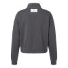 Women's Garment-Dyed Mid-Length Quarter-Zip Sweatshirt Thumbnail