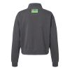 Women's Garment-Dyed Mid-Length Quarter-Zip Sweatshirt Thumbnail