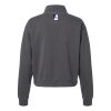 Women's Garment-Dyed Mid-Length Quarter-Zip Sweatshirt Thumbnail
