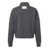 Women's Garment-Dyed Mid-Length Quarter-Zip Sweatshirt Thumbnail