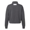 Women's Garment-Dyed Mid-Length Quarter-Zip Sweatshirt Thumbnail