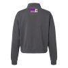 Women's Garment-Dyed Mid-Length Quarter-Zip Sweatshirt Thumbnail