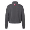 Women's Garment-Dyed Mid-Length Quarter-Zip Sweatshirt Thumbnail