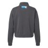 Women's Garment-Dyed Mid-Length Quarter-Zip Sweatshirt Thumbnail