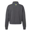 Women's Garment-Dyed Mid-Length Quarter-Zip Sweatshirt Thumbnail
