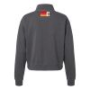Women's Garment-Dyed Mid-Length Quarter-Zip Sweatshirt Thumbnail