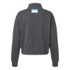 Women's Garment-Dyed Mid-Length Quarter-Zip Sweatshirt Thumbnail