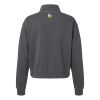 Women's Garment-Dyed Mid-Length Quarter-Zip Sweatshirt Thumbnail