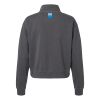 Women's Garment-Dyed Mid-Length Quarter-Zip Sweatshirt Thumbnail