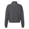 Women's Garment-Dyed Mid-Length Quarter-Zip Sweatshirt Thumbnail