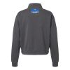 Women's Garment-Dyed Mid-Length Quarter-Zip Sweatshirt Thumbnail