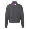 Women's Garment-Dyed Mid-Length Quarter-Zip Sweatshirt Thumbnail