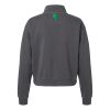 Women's Garment-Dyed Mid-Length Quarter-Zip Sweatshirt Thumbnail