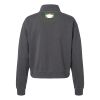 Women's Garment-Dyed Mid-Length Quarter-Zip Sweatshirt Thumbnail