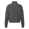 Women's Garment-Dyed Mid-Length Quarter-Zip Sweatshirt Thumbnail
