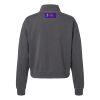 Women's Garment-Dyed Mid-Length Quarter-Zip Sweatshirt Thumbnail