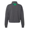 Women's Garment-Dyed Mid-Length Quarter-Zip Sweatshirt Thumbnail