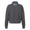Women's Garment-Dyed Mid-Length Quarter-Zip Sweatshirt Thumbnail