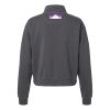 Women's Garment-Dyed Mid-Length Quarter-Zip Sweatshirt Thumbnail