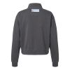 Women's Garment-Dyed Mid-Length Quarter-Zip Sweatshirt Thumbnail