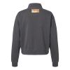 Women's Garment-Dyed Mid-Length Quarter-Zip Sweatshirt Thumbnail