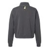 Women's Garment-Dyed Mid-Length Quarter-Zip Sweatshirt Thumbnail
