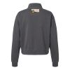 Women's Garment-Dyed Mid-Length Quarter-Zip Sweatshirt Thumbnail