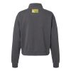 Women's Garment-Dyed Mid-Length Quarter-Zip Sweatshirt Thumbnail