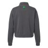 Women's Garment-Dyed Mid-Length Quarter-Zip Sweatshirt Thumbnail