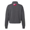Women's Garment-Dyed Mid-Length Quarter-Zip Sweatshirt Thumbnail