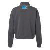 Women's Garment-Dyed Mid-Length Quarter-Zip Sweatshirt Thumbnail