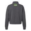 Women's Garment-Dyed Mid-Length Quarter-Zip Sweatshirt Thumbnail