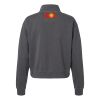 Women's Garment-Dyed Mid-Length Quarter-Zip Sweatshirt Thumbnail
