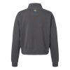Women's Garment-Dyed Mid-Length Quarter-Zip Sweatshirt Thumbnail