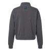 Women's Garment-Dyed Mid-Length Quarter-Zip Sweatshirt Thumbnail