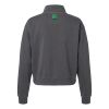 Women's Garment-Dyed Mid-Length Quarter-Zip Sweatshirt Thumbnail