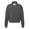 Women's Garment-Dyed Mid-Length Quarter-Zip Sweatshirt Thumbnail
